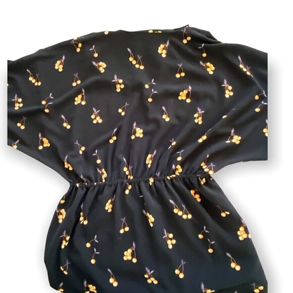 BAUM UND PFERDGARTEN Ariana cherry mini dress, Size 42 EU/12US, Black - Picture 10 of 15